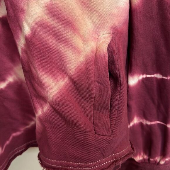 NWOT Blue Buttercup Tie Dye Button Down Sweatshirt Jacket - Picture 4 of 9